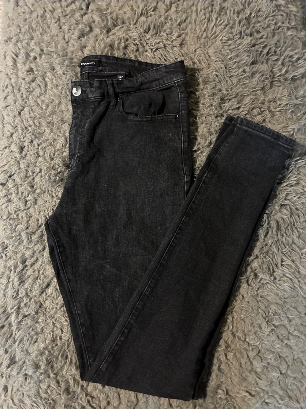 Fashion Nova Men's Black Skinny Jeans